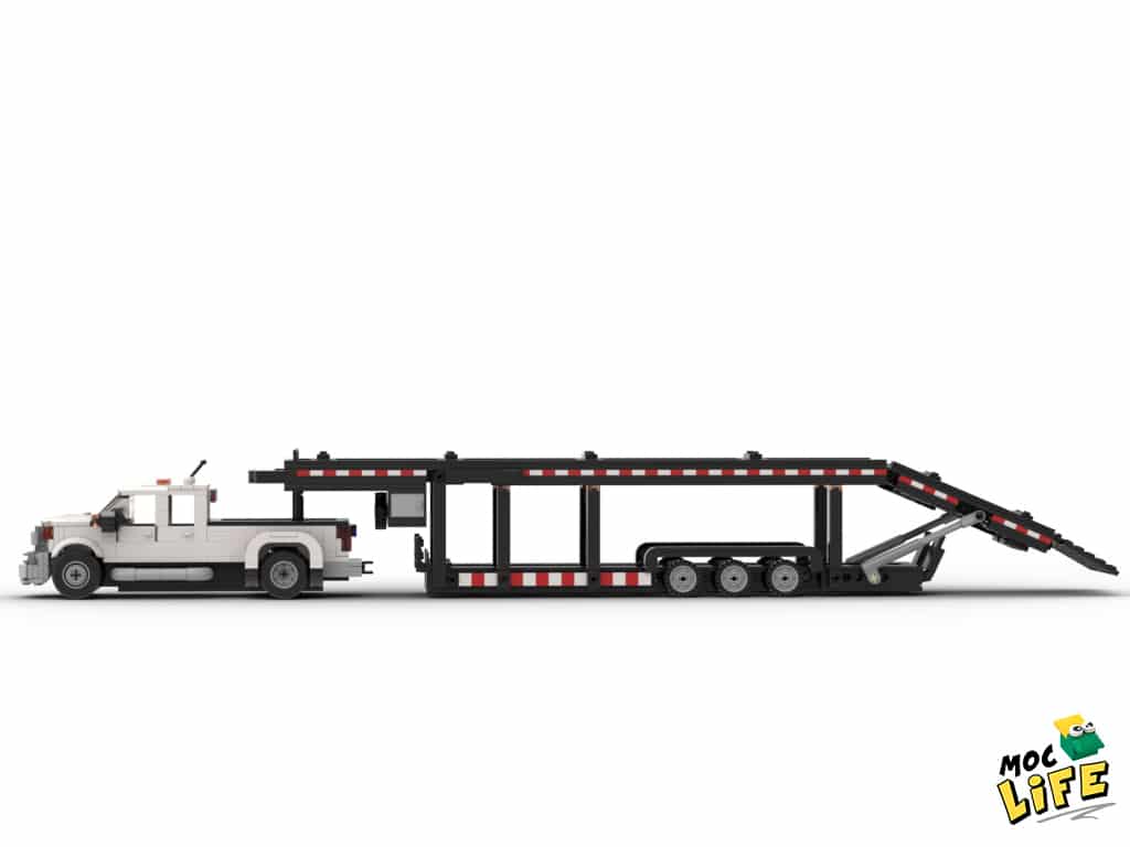 Lego pickup truck top and trailer