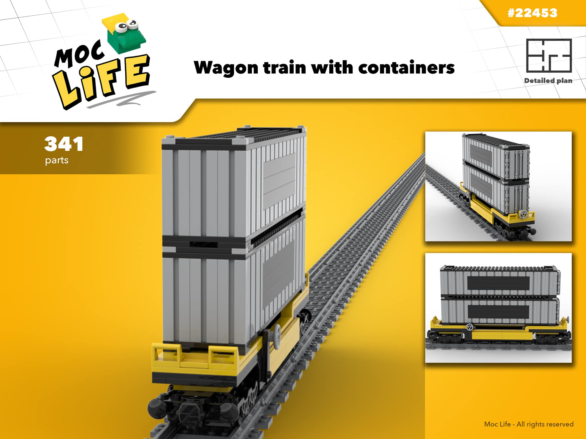 Lego sales container train