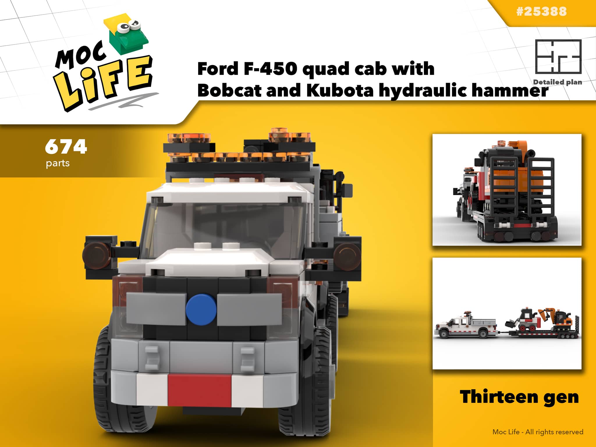 Lego hotsell bobcat instructions