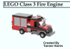 Lego Fire Truck–PDF of Custom Realistic Lego Fire engine Instructions (INSTRUCTIONS ONLY)