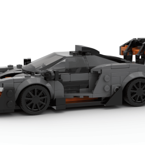 McLaren Senna Lego® Instructions Speed Champions 8 stud wide - Grey Orange