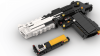 Lego 4 studs wide Desert Eagle Instructions (oxide blaze skin)