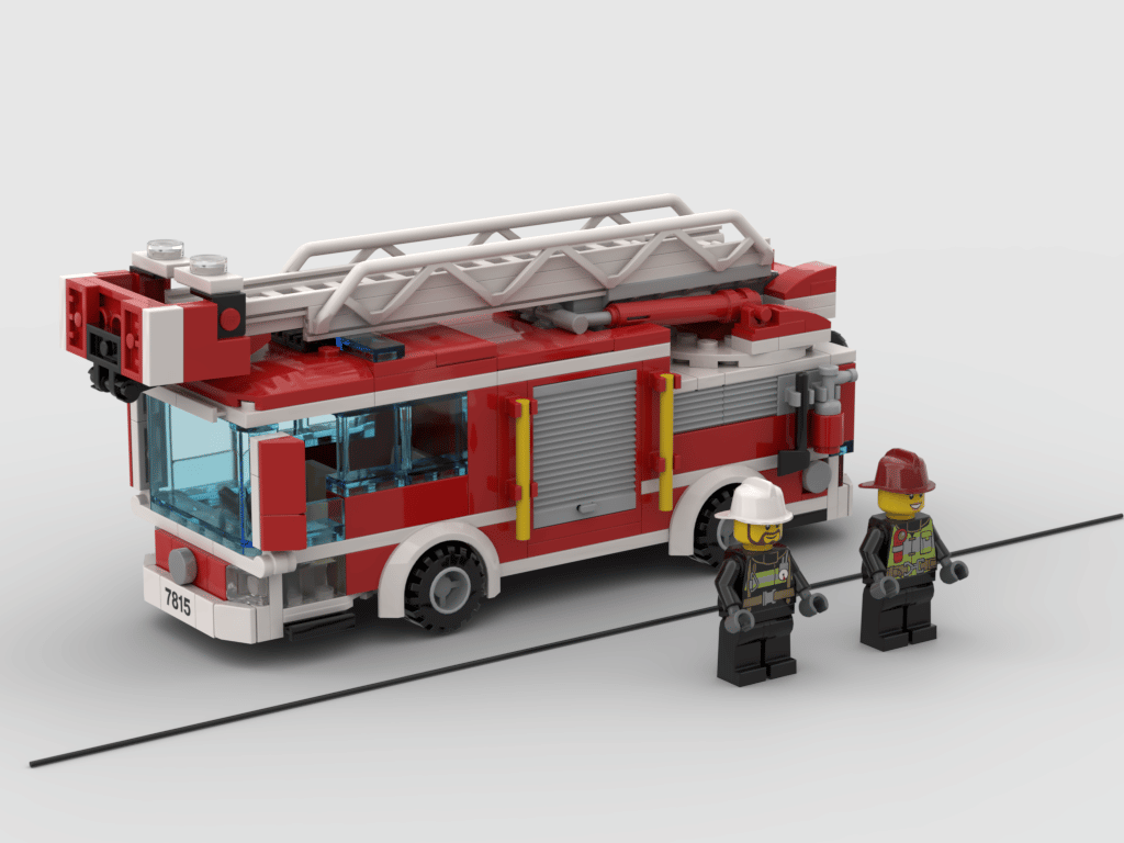 flygtninge øverste hak krigsskib Lego® instructions 60002 - Fire truck - Livrea Mercedes truck Econic
