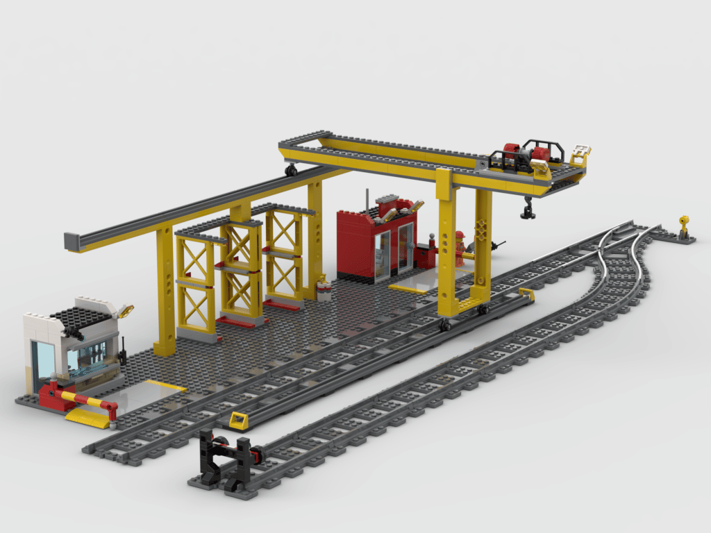 Instructions 60052 - Cargo train - Cargo station modificata- Completa