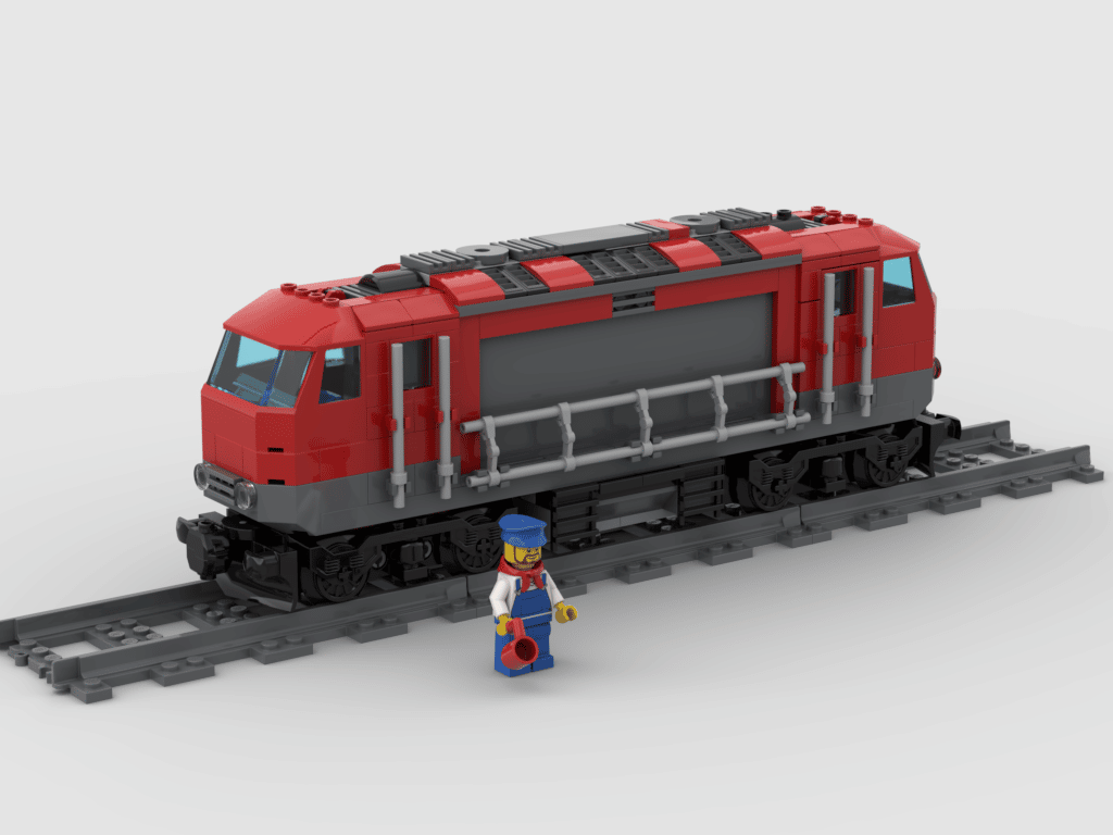 Lego® Instructions 60098 Heavy haul train - Locomotiva - Riedizione