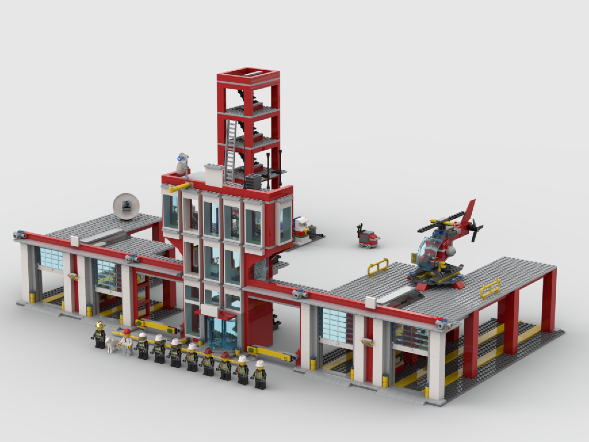 Lego® Instructions 60110 Fire station