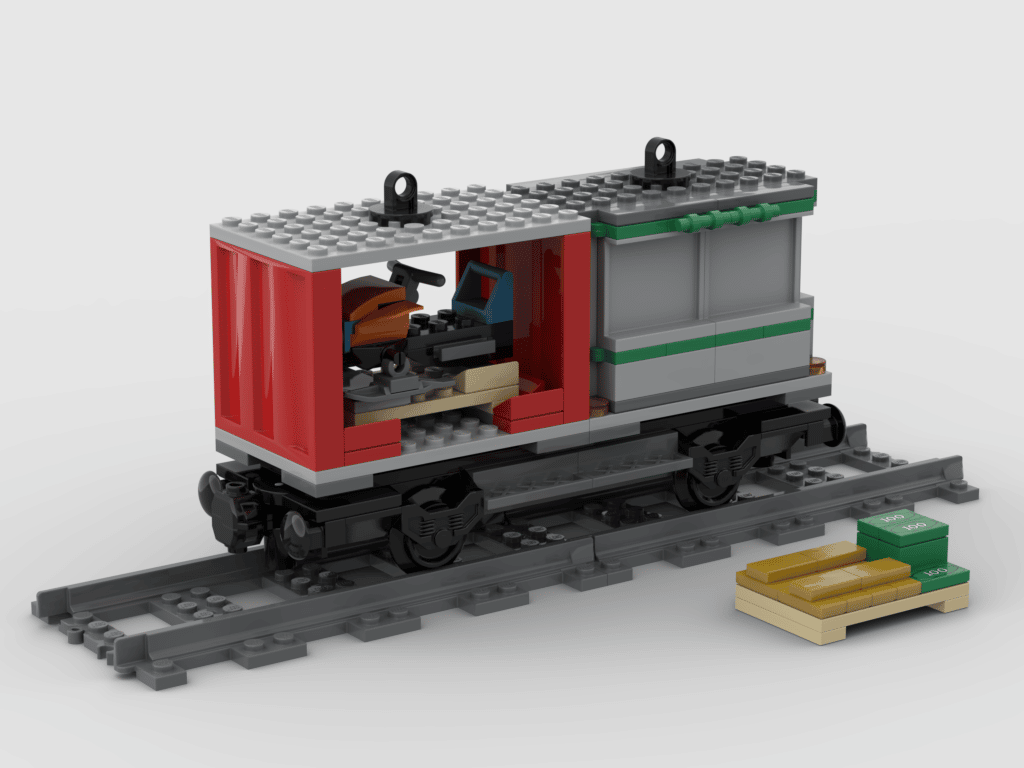 Lego® instructions 60198 - Cargo train - Vagone cargo - Riedizione