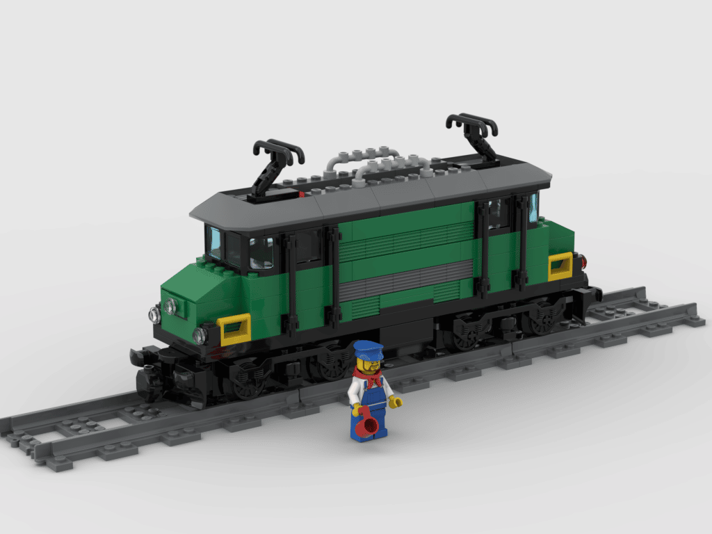 squat Atlas Skuespiller Lego® instructions 7898 - Cargo train deluxe - Locomotiva - Riedizione