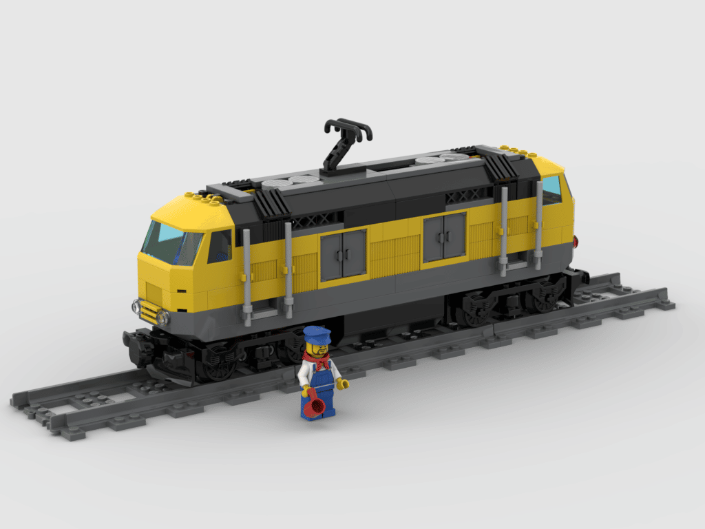 Lego® instructions - Cargo train - Locomotiva -