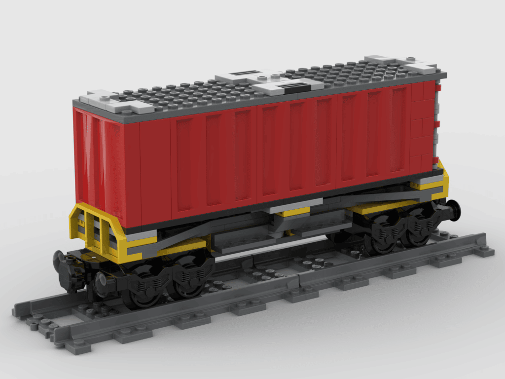 Lego® - Cargo train - Vagone trasporto container - Riedizione