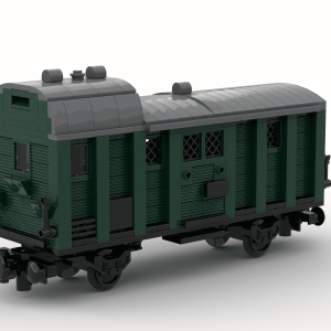 Caboose Freight Wagon (8w)