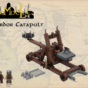 LEGO® custom instructions Mordor Catapult
