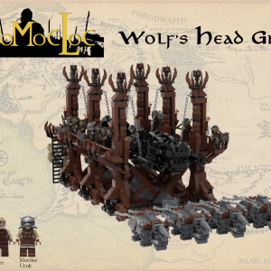 LEGO® custom instructions Wolf's Head Grond