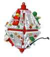 Christmas Ornament-Minifig hexagon