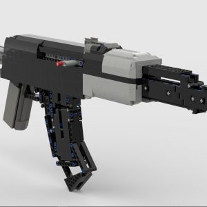 Assault rifle AK-47 shooting model