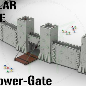 Modular Medieval CASTLE - 1/300 Scale | GATE-WALL-TOWER