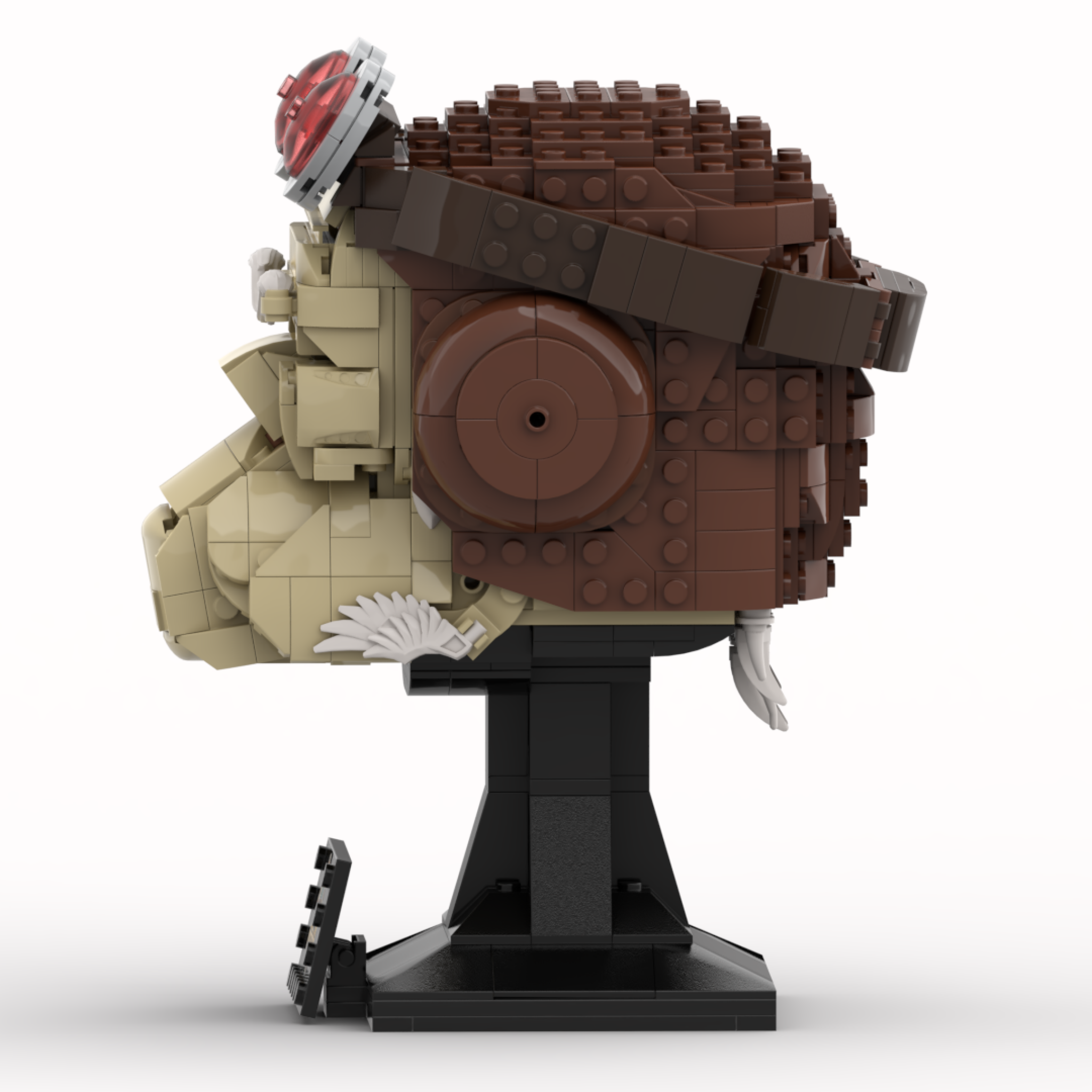 LEGO® instructions Kuiil Head Helmet Collection Style