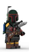 LEGO® instructions Boba Fett Mega Figure (Book of Boba Fett version)