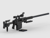 Instruction de fusil de sniper à éjection d’obus anti-matériel LEGO 50.bmg