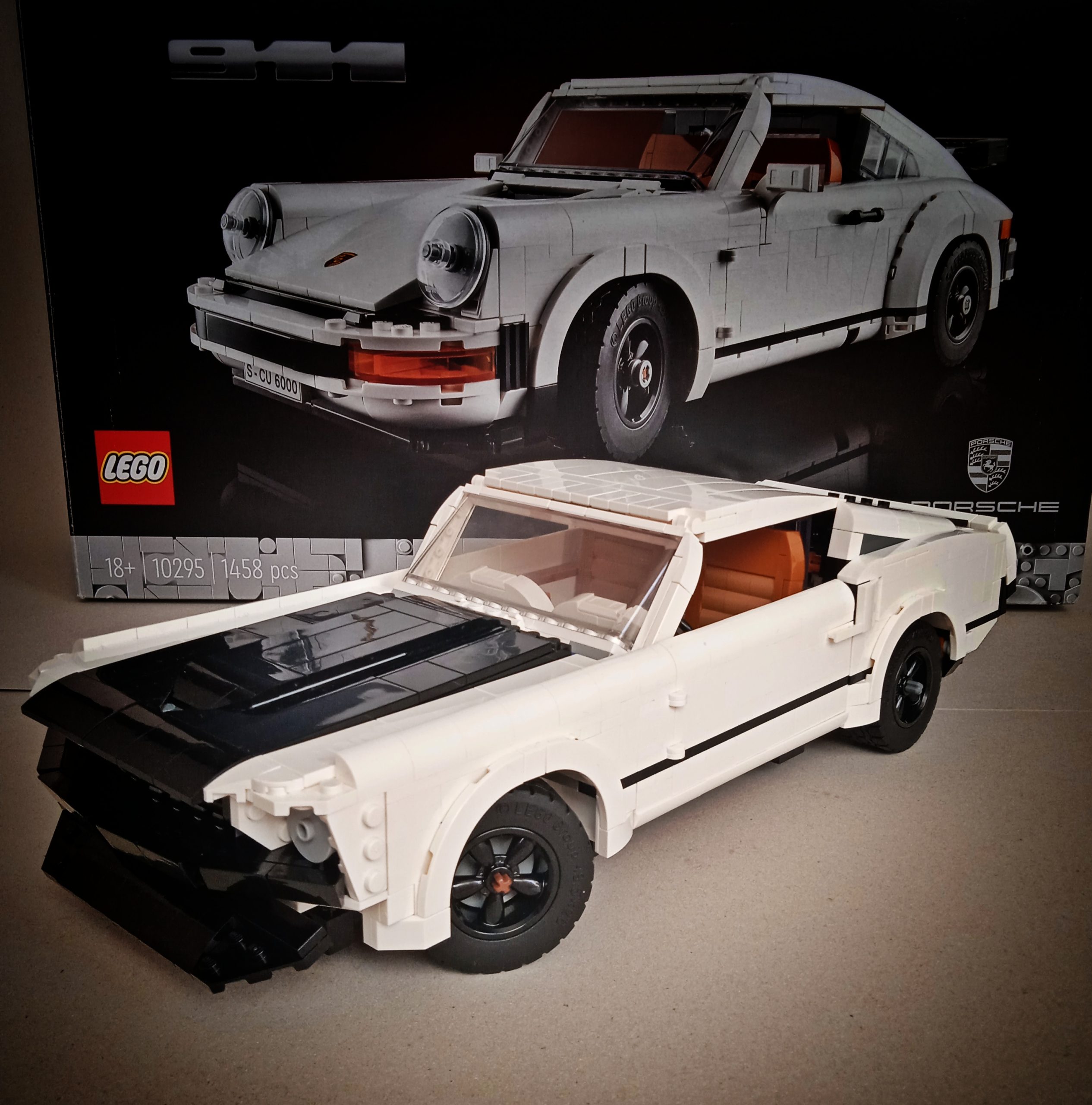 Porsche 911 Acrylic Display Stand for LEGO Creator Model 10295