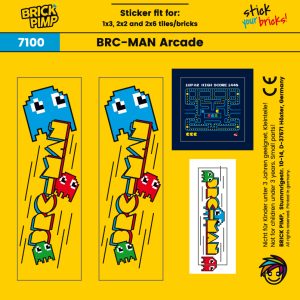 BRC-MAN Arcade Machine sticker