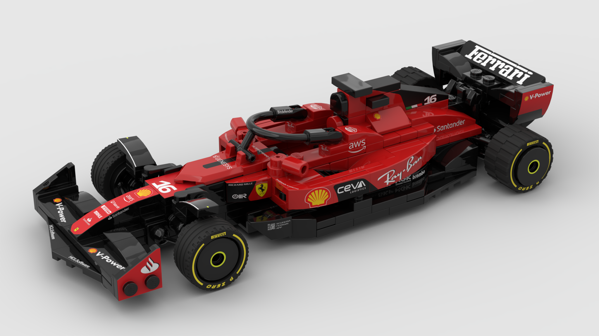 Spaceship talsmand Hammer Lego® Instructions F1 Ferrari SF-23