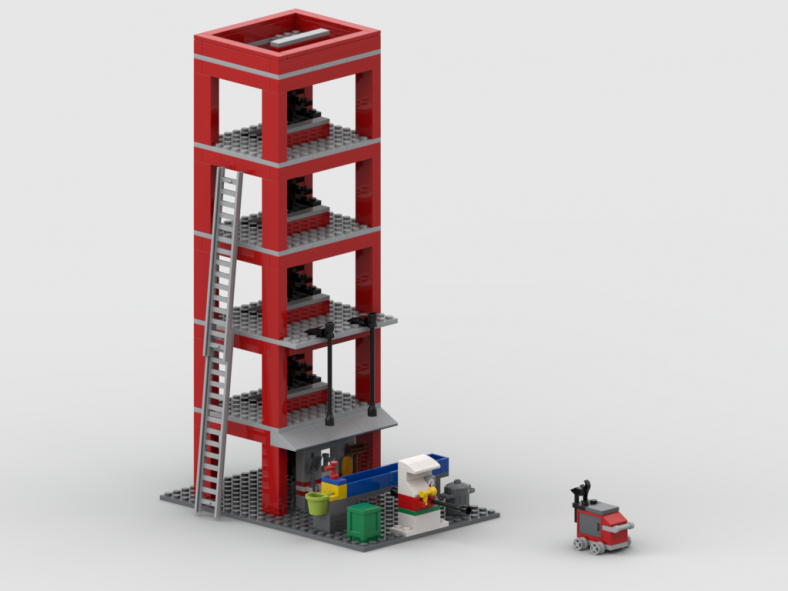 Lego® Instructions 60110 Fire station Castello di manovra