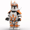 LEGO® instructions Commander Cody Phase 1 Megafigure (fits official helmet)