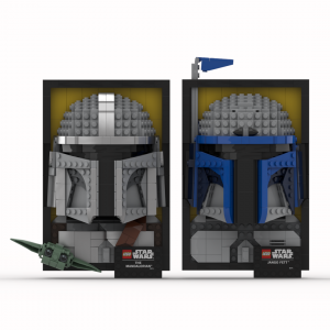 LEGO® instructions Star Wars 3D Frames - Mandalorian & Jango Fett
