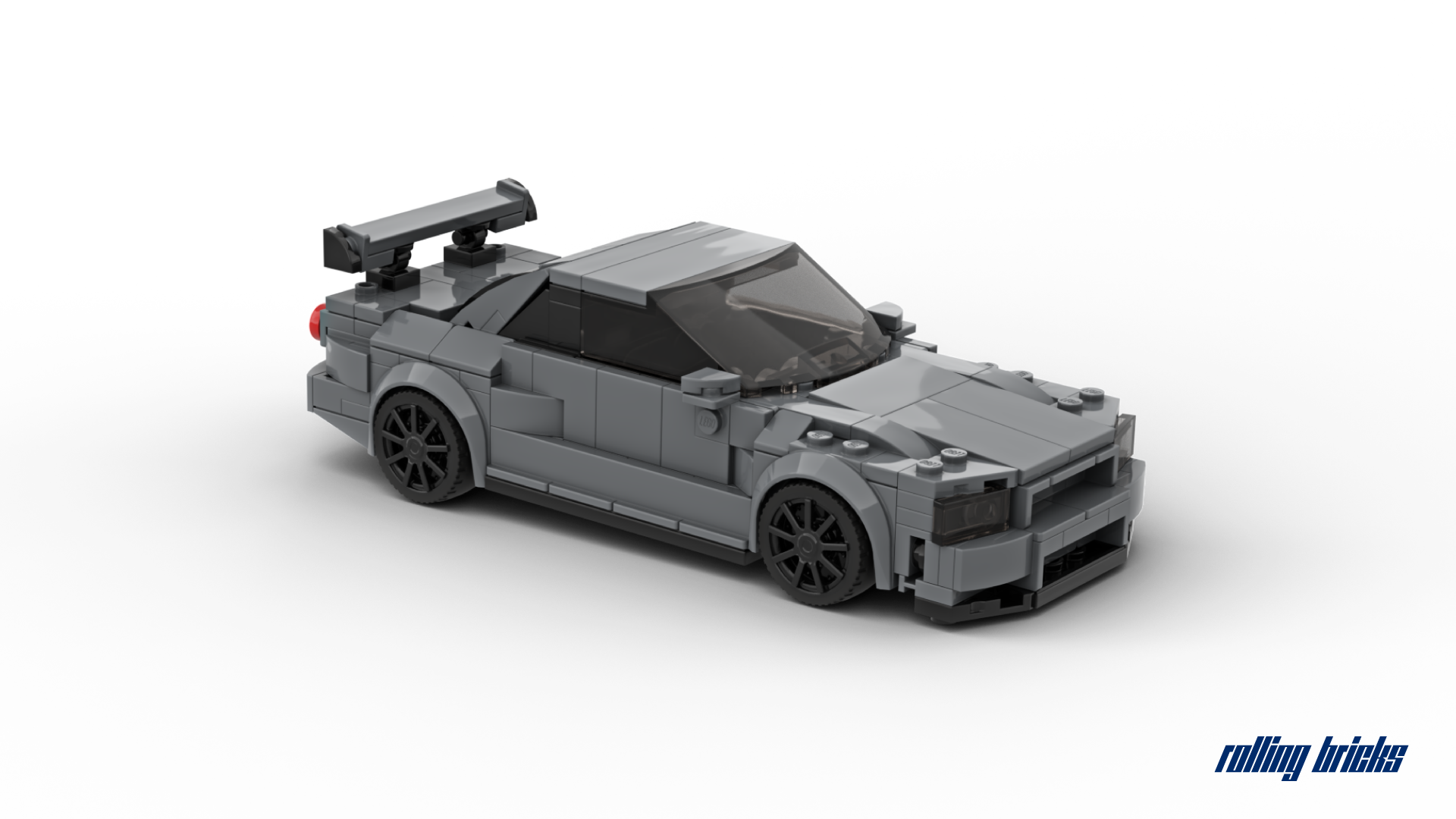 LEGO MOC Nissan R34 Skyline GT-R by mcgwerks