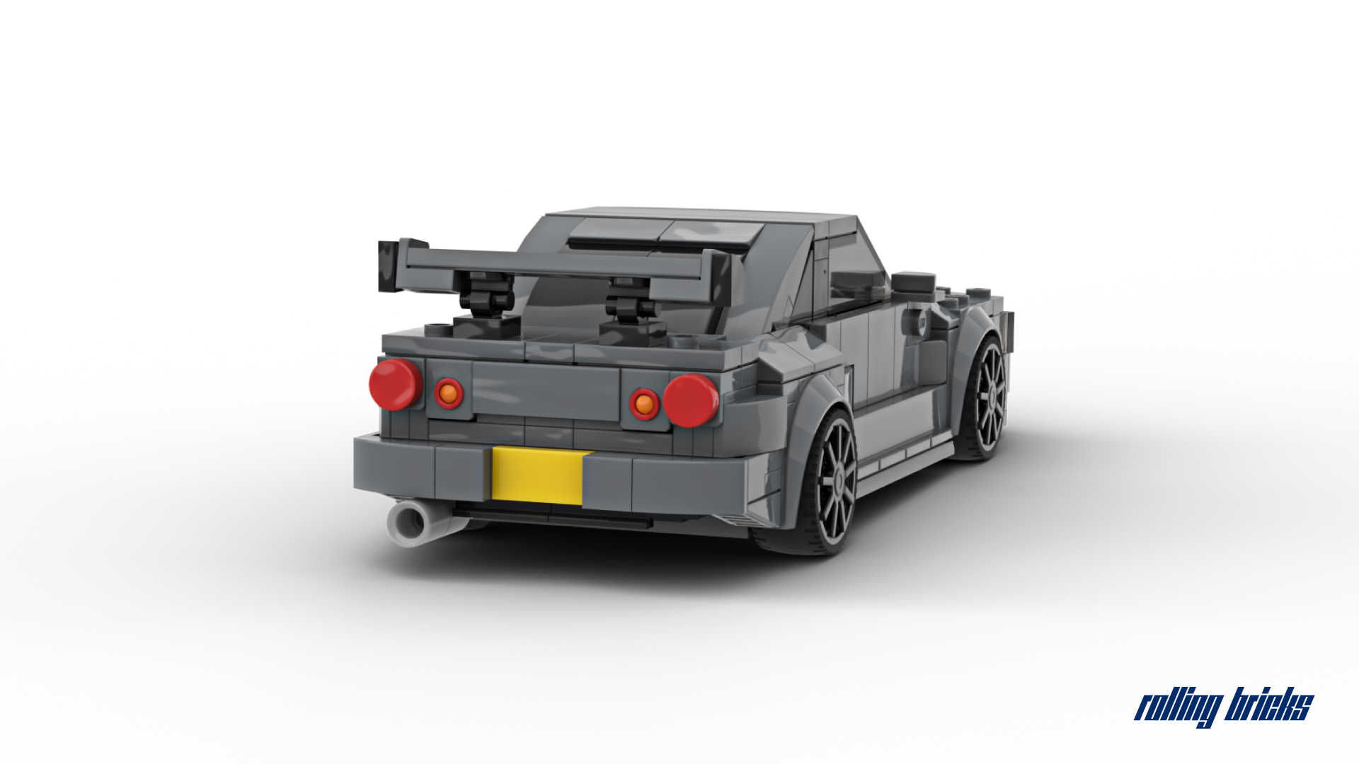 LEGO MOC Nissan R34 Skyline GT-R by mcgwerks