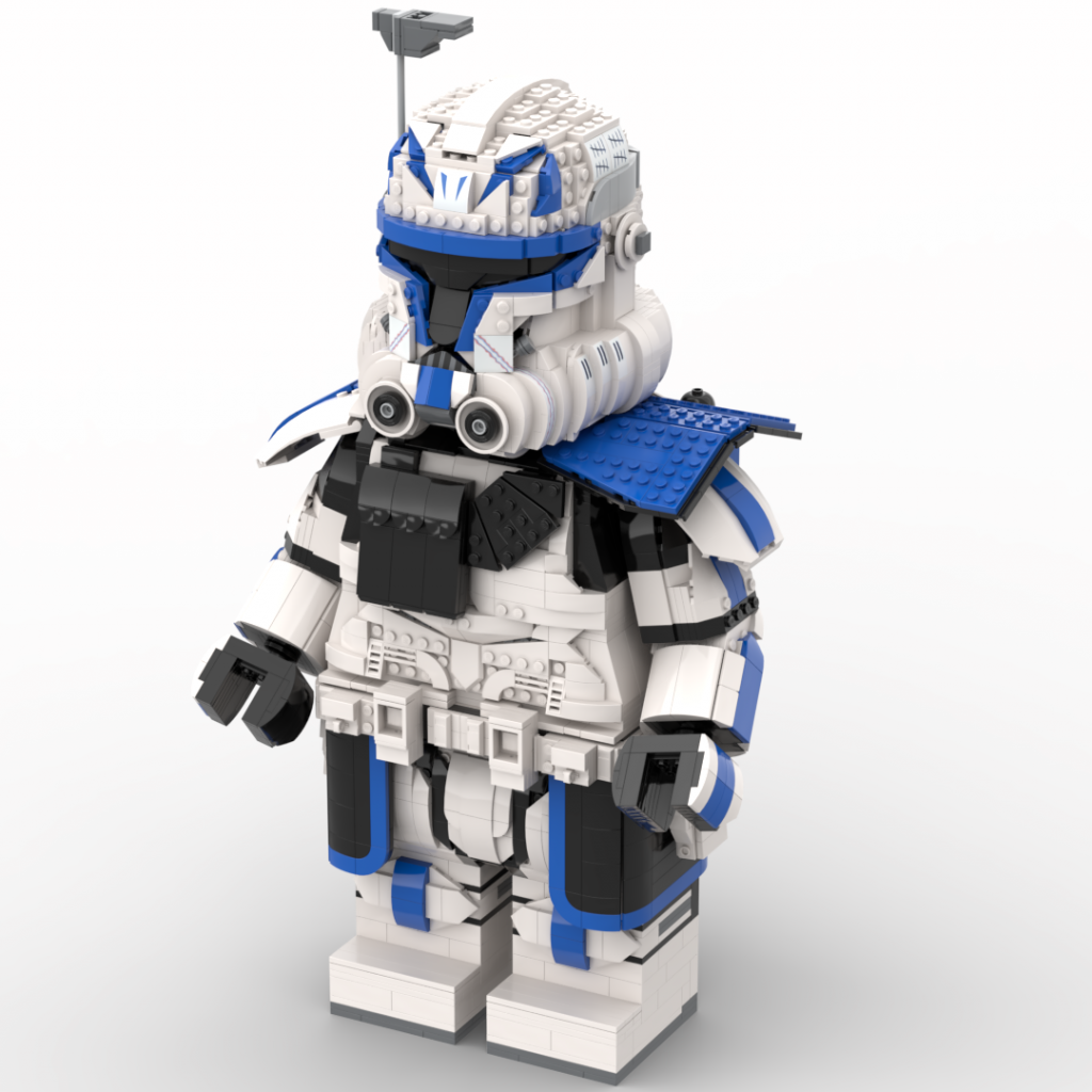 LEGO® instructions Captain Rex Phase 2 Megafigure (fits official Lego