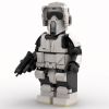LEGO® instructions Scout Trooper Mega Figure (fits official Lego Helmet)