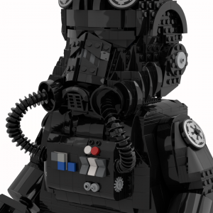 LEGO® instructions Tie Fighter Pilot Mega Figure (fits official Lego Helmet)