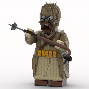 LEGO® instructions Tusken Raider Mega Figure (fits my Tusken Mask MOC)
