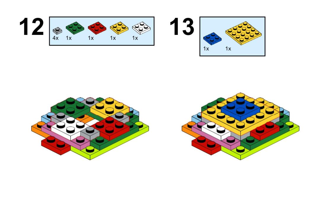 Balloon lego top car instructions
