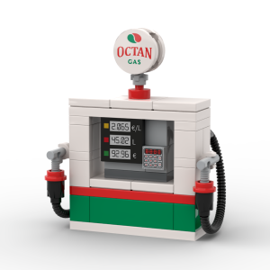 Lego® Instructions Gas Station + sticker