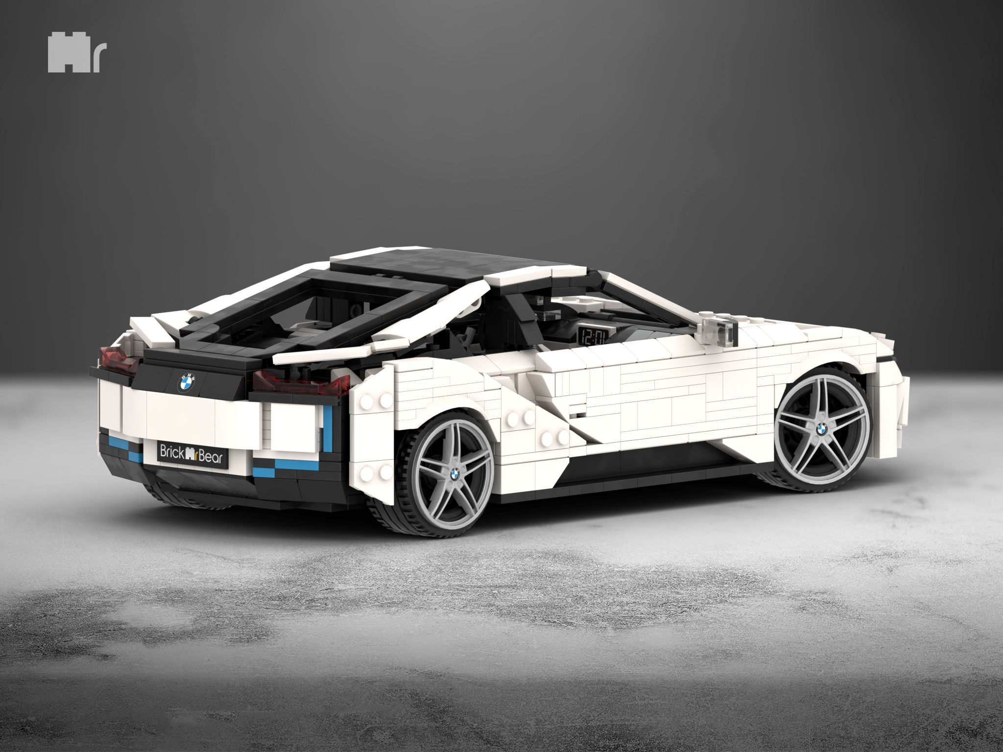 BMW i8 Hybrid Coupé – kit from LEGO® bricks – The Brickworms