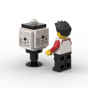 Lego® Instructions NewsStand Totem