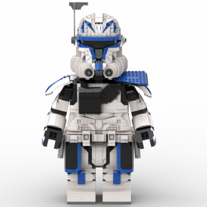 LEGO® instructions Captain Rex Phase 2 Megafigure (fits official Lego helmet)