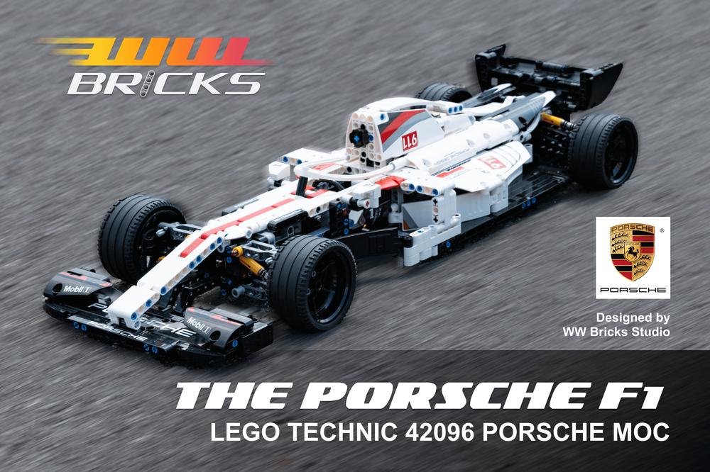 2021 F1 - LEGO Technic 42096 Porsche 911 RSR Alternative build