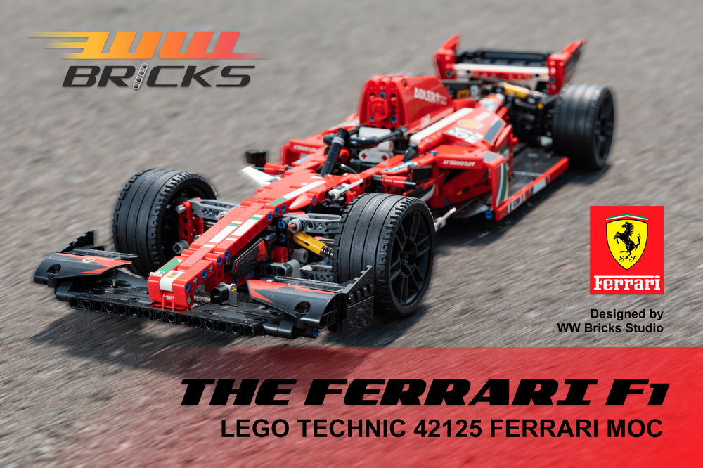 2021 F1 - LEGO Technic 42125 Ferrari 488 GTE Alternative build