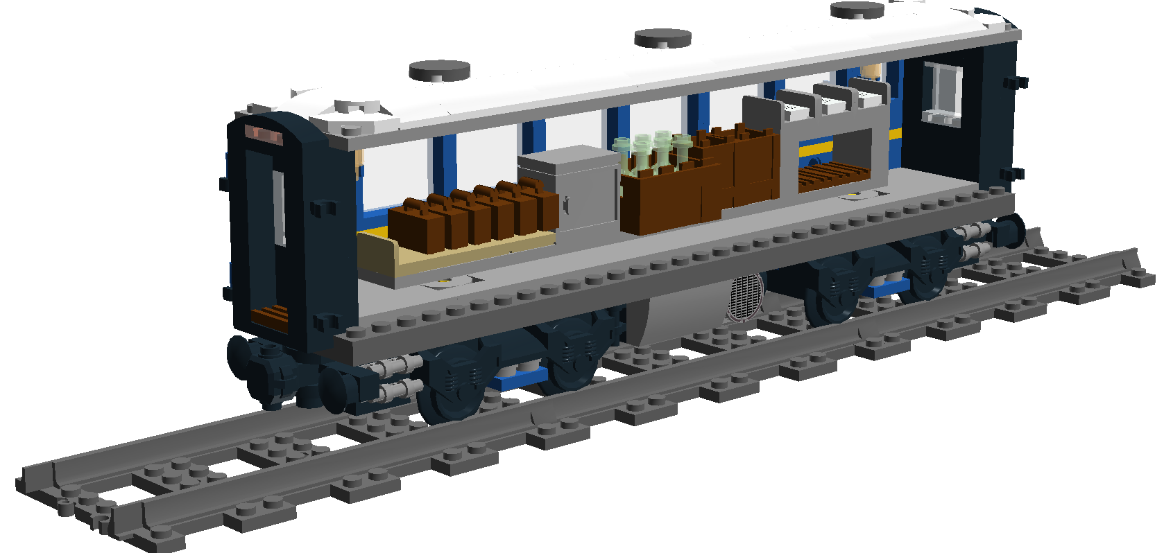 Lego® instructions Orient Express postal wagon