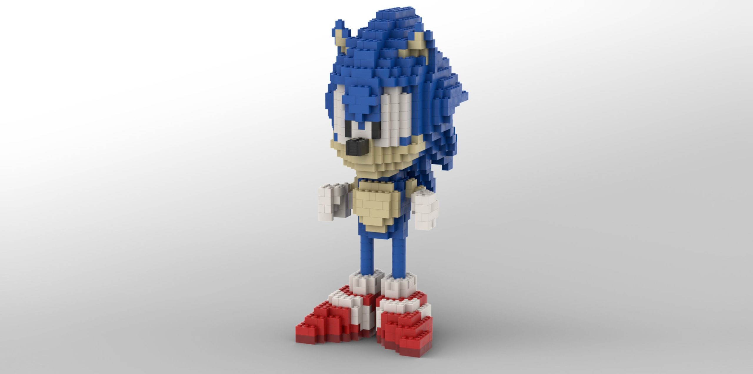 LEGO Sonic the Hedgehog statue building instruction INSTRUCTIONS