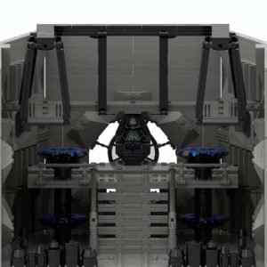 Star Wars MOC Emperor Palpatine throne room on Death Star