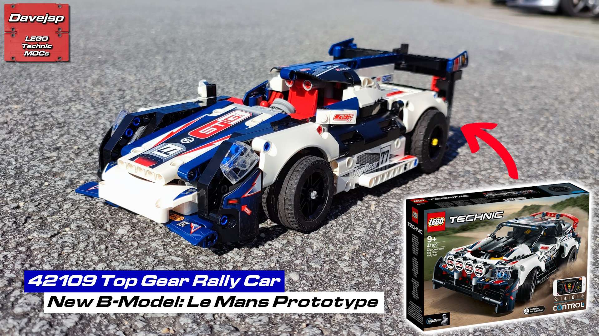 mad Dele gardin Le Mans Prototype (42109 alternative model)
