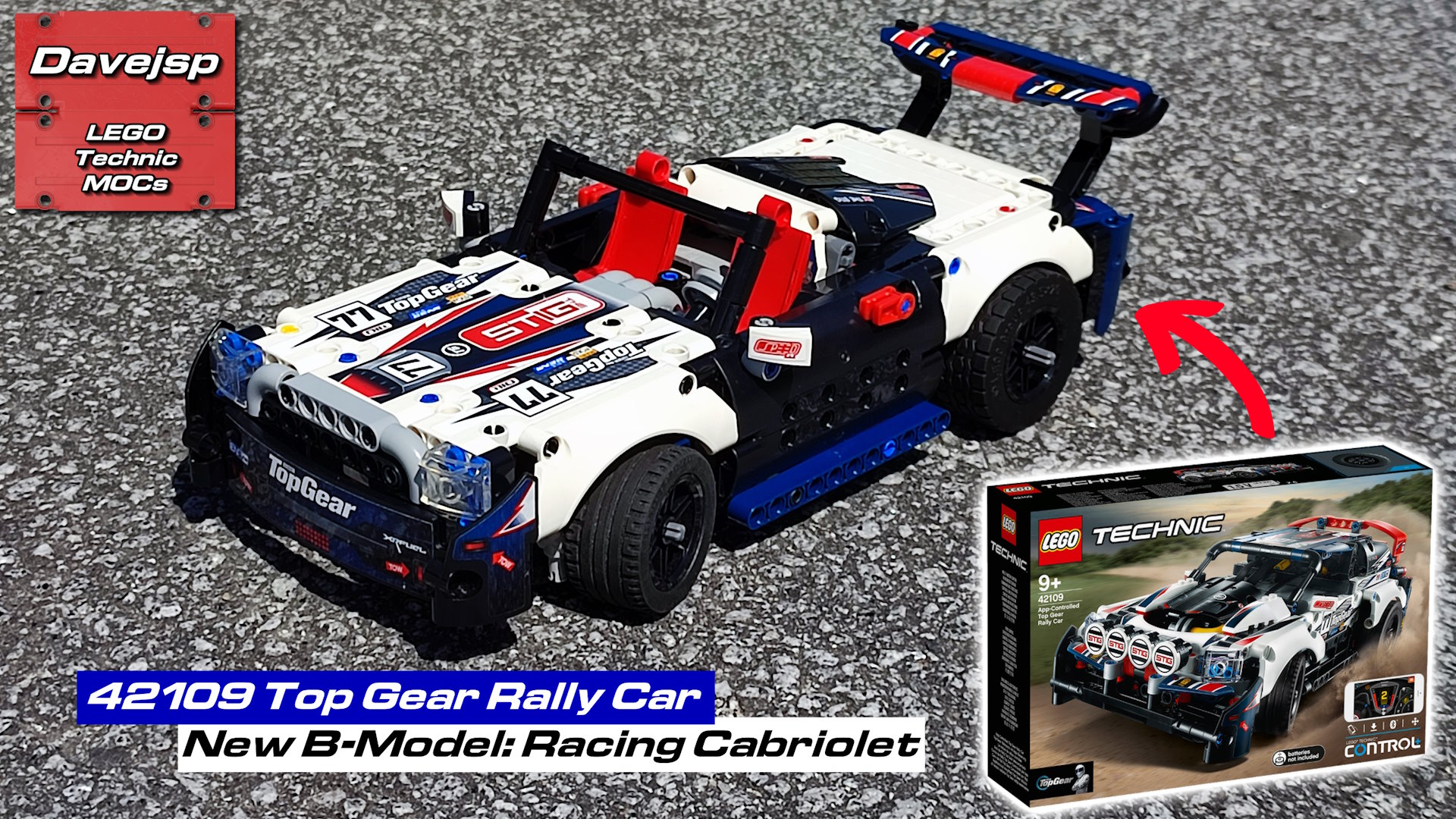 Klemme jeg er enig Regnbue Racing Cabriolet (42109 alternative model)