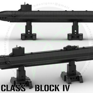 VIRGINIA CLASS Submarine - 1/300 Scale