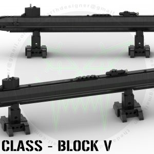 VIRGINIA CLASS Submarine – 1/300 Scale