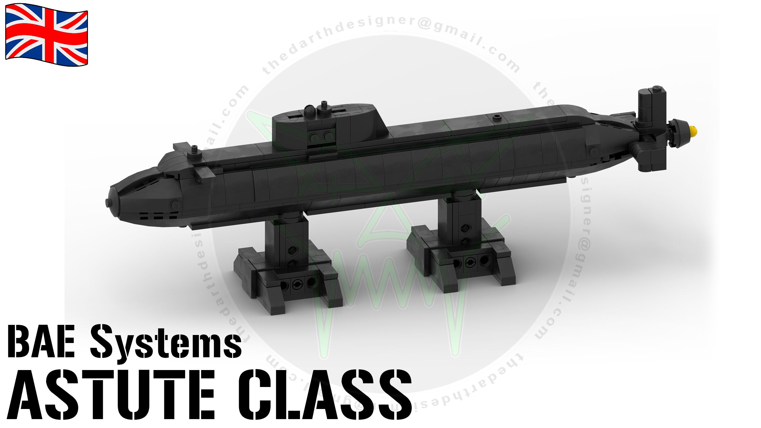 Mini lego sales submarine
